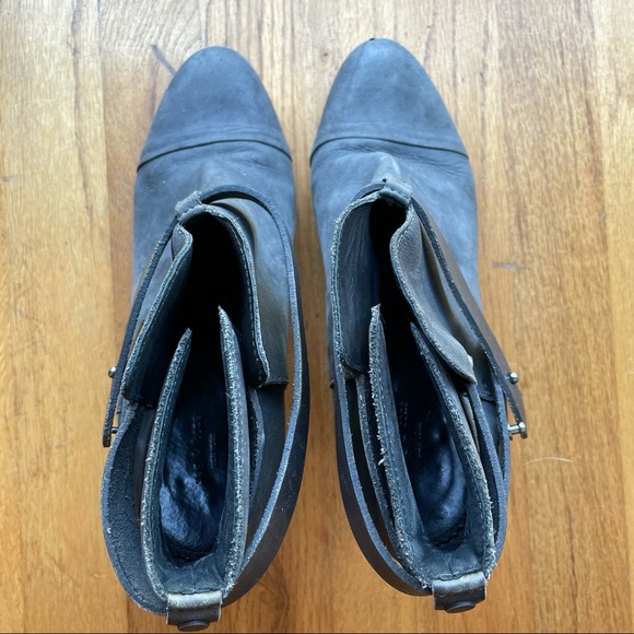 Rag & Bone Harrow Booties in Gray Suede, sz 41 - Picture 9 of 10